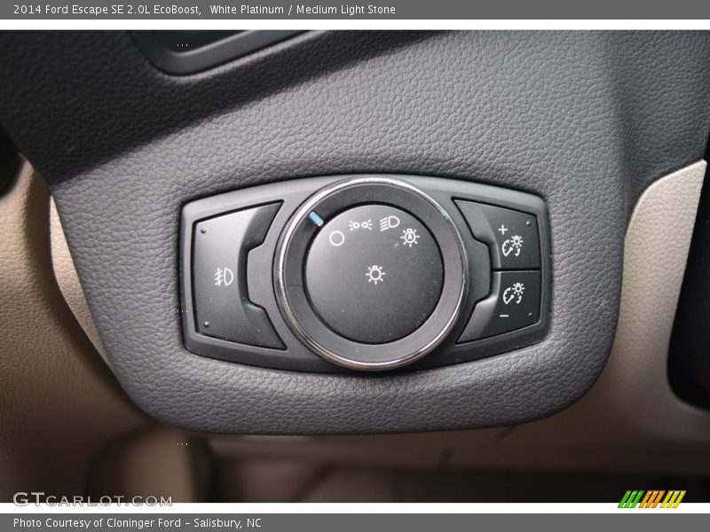 White Platinum / Medium Light Stone 2014 Ford Escape SE 2.0L EcoBoost