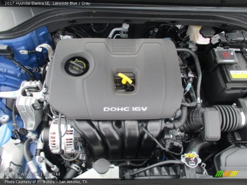 Lakeside Blue / Gray 2017 Hyundai Elantra SE