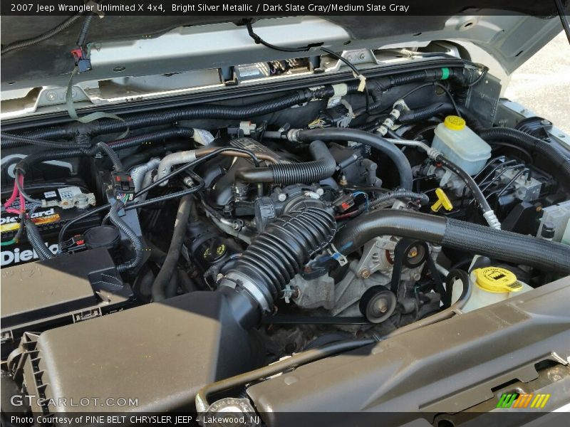 Bright Silver Metallic / Dark Slate Gray/Medium Slate Gray 2007 Jeep Wrangler Unlimited X 4x4