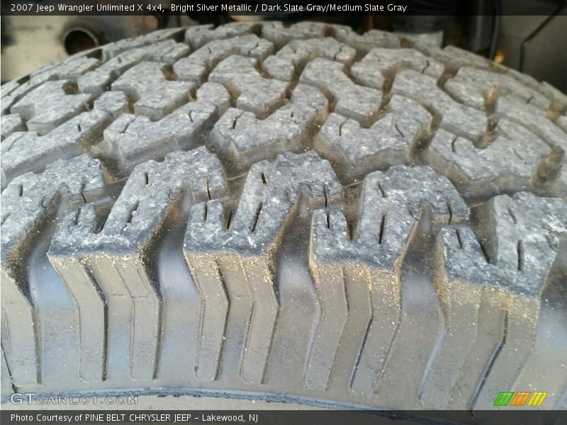 Bright Silver Metallic / Dark Slate Gray/Medium Slate Gray 2007 Jeep Wrangler Unlimited X 4x4