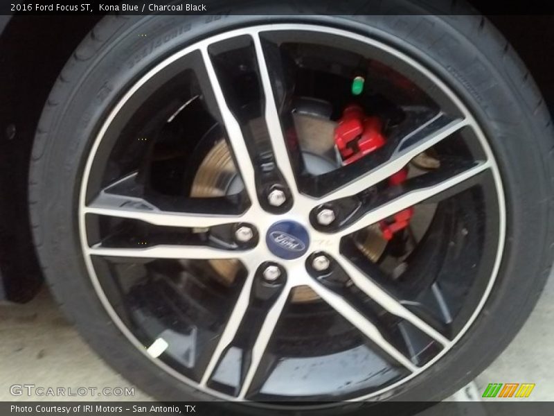 Kona Blue / Charcoal Black 2016 Ford Focus ST