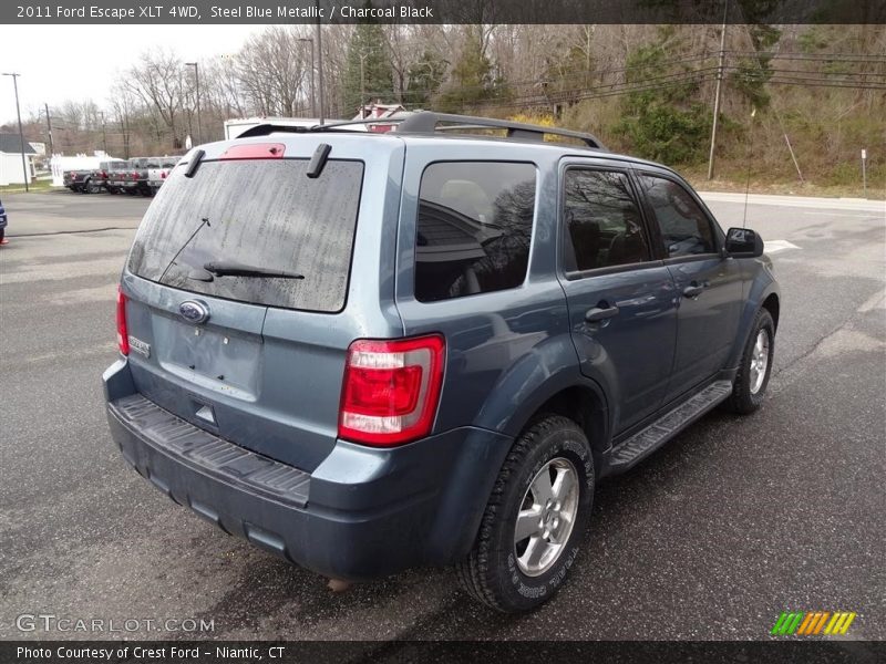 Steel Blue Metallic / Charcoal Black 2011 Ford Escape XLT 4WD