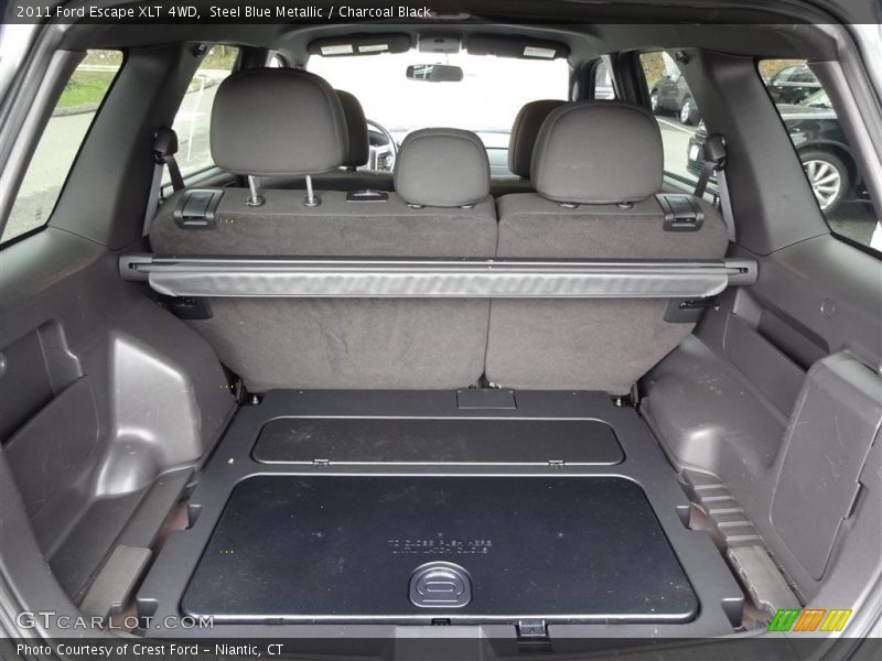 Steel Blue Metallic / Charcoal Black 2011 Ford Escape XLT 4WD