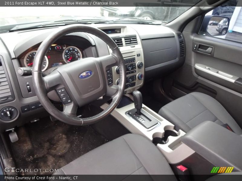 Steel Blue Metallic / Charcoal Black 2011 Ford Escape XLT 4WD