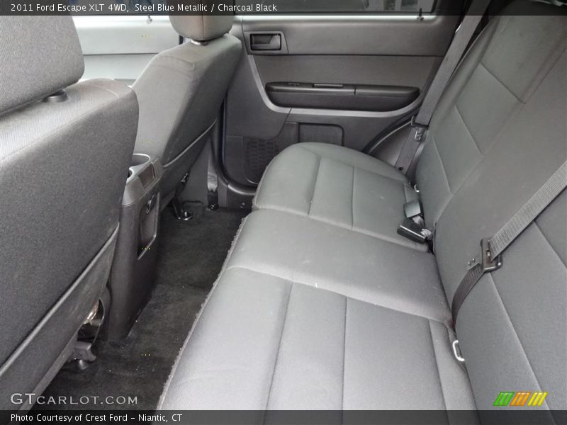 Steel Blue Metallic / Charcoal Black 2011 Ford Escape XLT 4WD