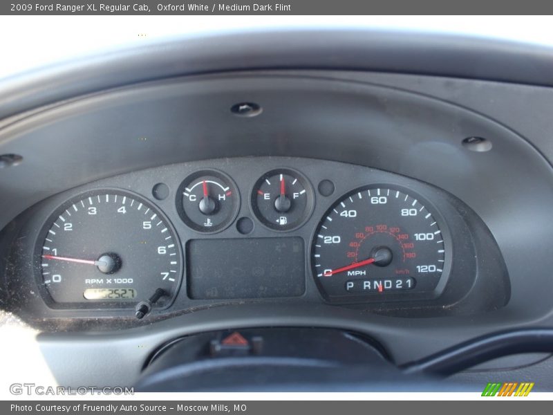 Oxford White / Medium Dark Flint 2009 Ford Ranger XL Regular Cab