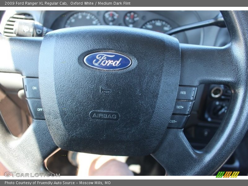 Oxford White / Medium Dark Flint 2009 Ford Ranger XL Regular Cab