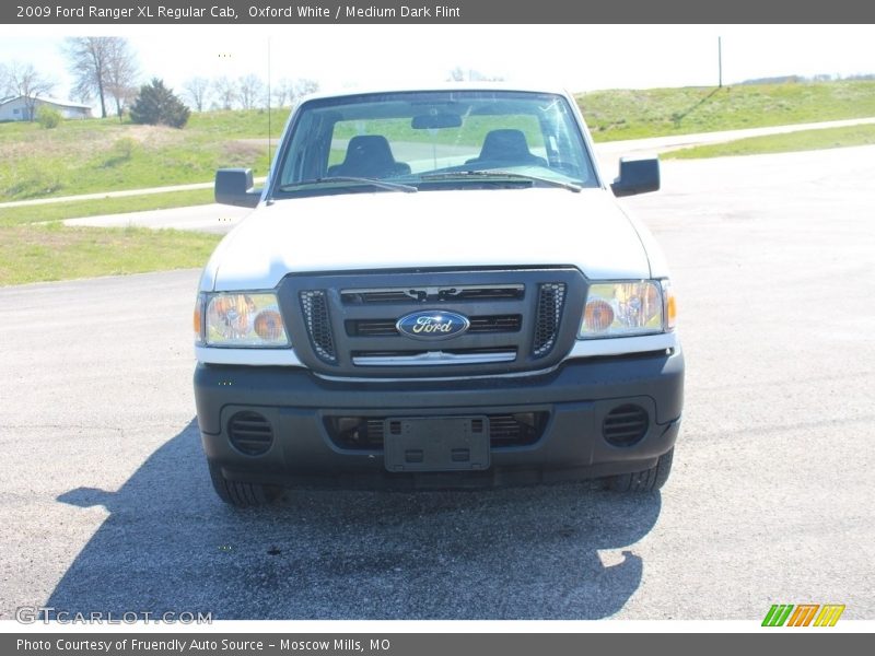 Oxford White / Medium Dark Flint 2009 Ford Ranger XL Regular Cab