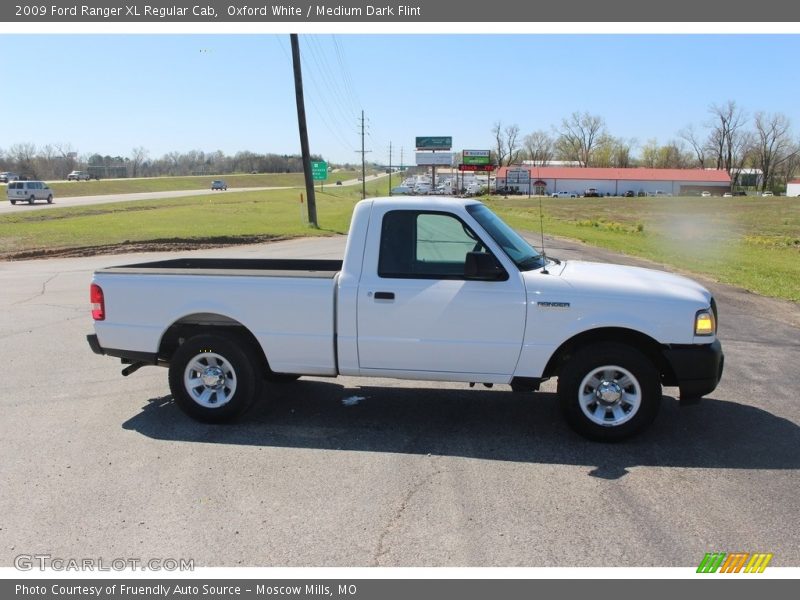 Oxford White / Medium Dark Flint 2009 Ford Ranger XL Regular Cab