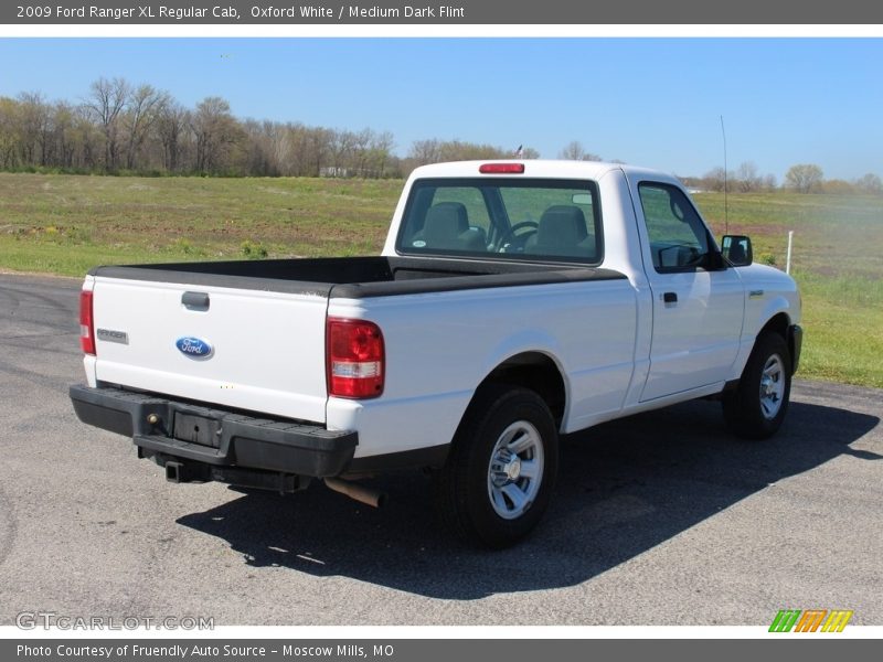 Oxford White / Medium Dark Flint 2009 Ford Ranger XL Regular Cab