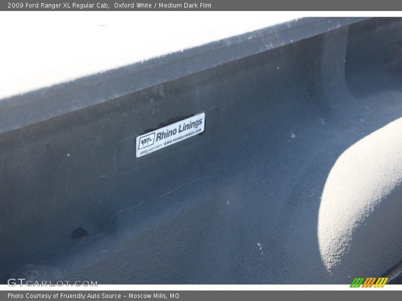 Oxford White / Medium Dark Flint 2009 Ford Ranger XL Regular Cab