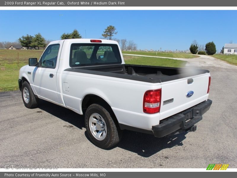 Oxford White / Medium Dark Flint 2009 Ford Ranger XL Regular Cab