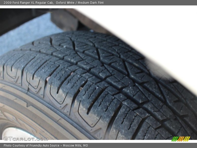 Oxford White / Medium Dark Flint 2009 Ford Ranger XL Regular Cab
