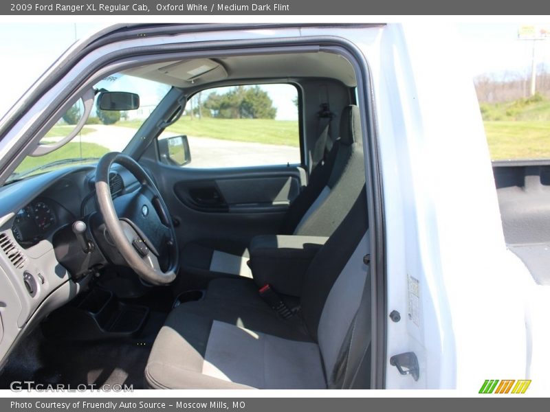 Oxford White / Medium Dark Flint 2009 Ford Ranger XL Regular Cab