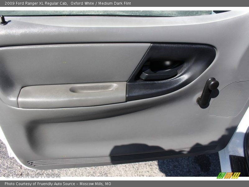 Oxford White / Medium Dark Flint 2009 Ford Ranger XL Regular Cab