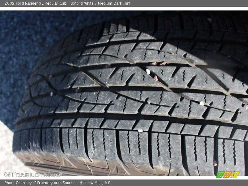 Oxford White / Medium Dark Flint 2009 Ford Ranger XL Regular Cab