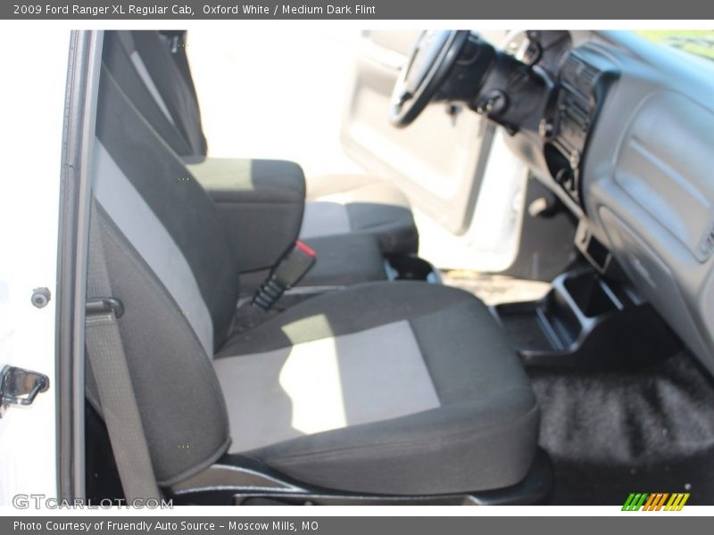 Oxford White / Medium Dark Flint 2009 Ford Ranger XL Regular Cab