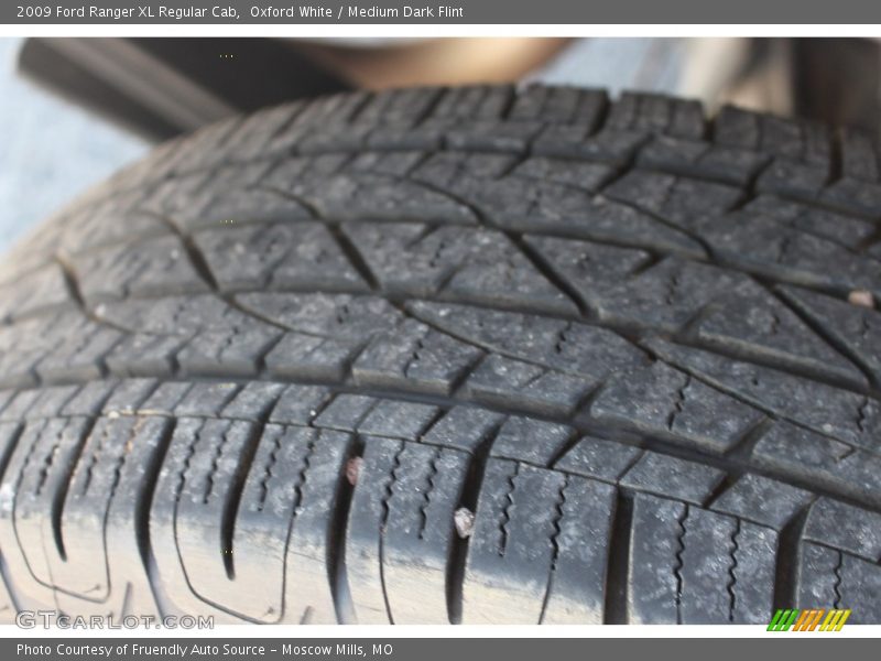 Oxford White / Medium Dark Flint 2009 Ford Ranger XL Regular Cab