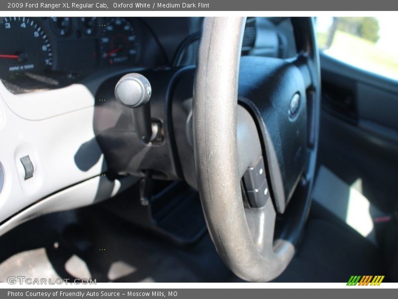 Oxford White / Medium Dark Flint 2009 Ford Ranger XL Regular Cab