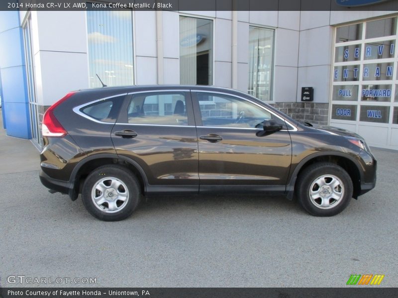 Kona Coffee Metallic / Black 2014 Honda CR-V LX AWD
