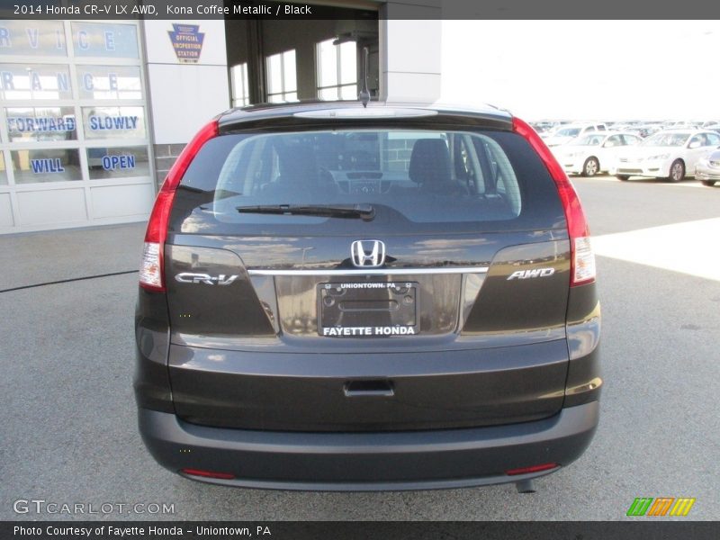 Kona Coffee Metallic / Black 2014 Honda CR-V LX AWD