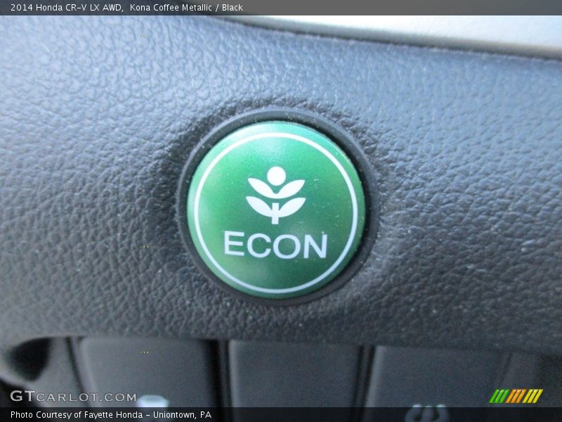 Kona Coffee Metallic / Black 2014 Honda CR-V LX AWD