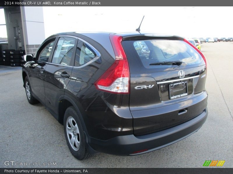 Kona Coffee Metallic / Black 2014 Honda CR-V LX AWD