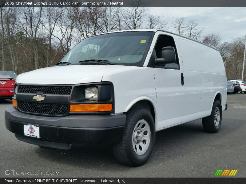 Summit White / Neutral 2009 Chevrolet Express 1500 Cargo Van