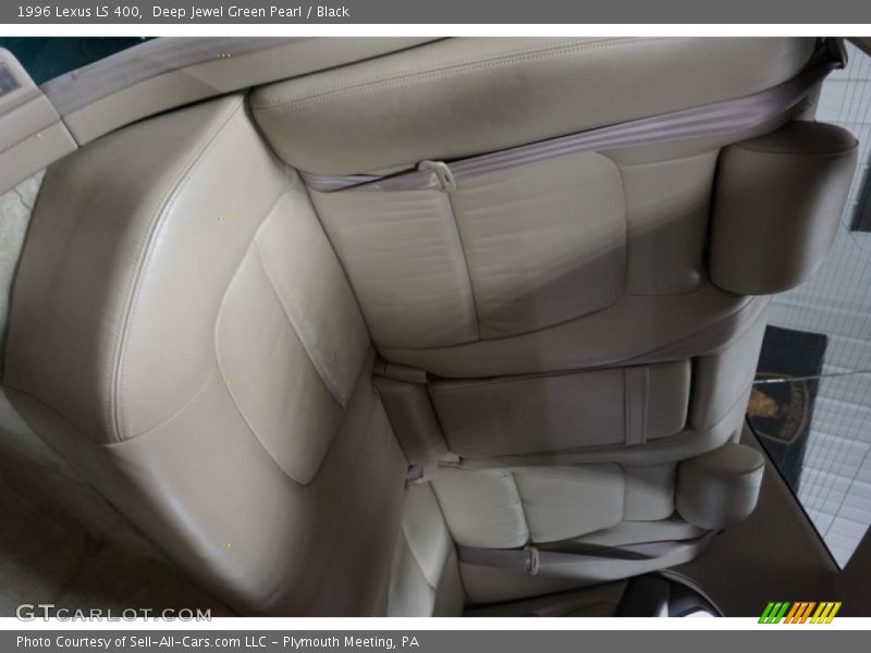 Deep Jewel Green Pearl / Black 1996 Lexus LS 400