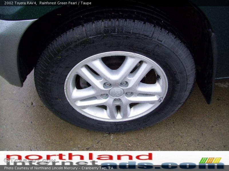 Rainforest Green Pearl / Taupe 2002 Toyota RAV4