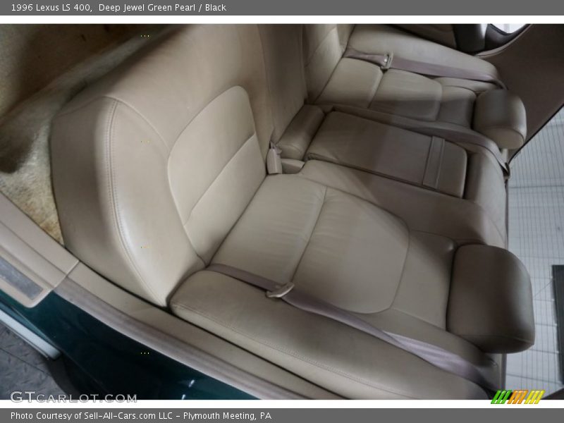 Deep Jewel Green Pearl / Black 1996 Lexus LS 400
