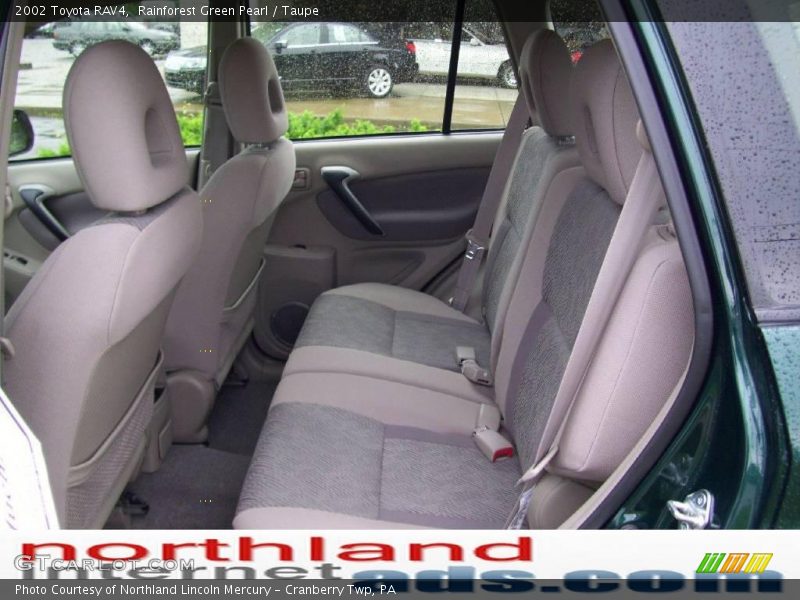 Rainforest Green Pearl / Taupe 2002 Toyota RAV4