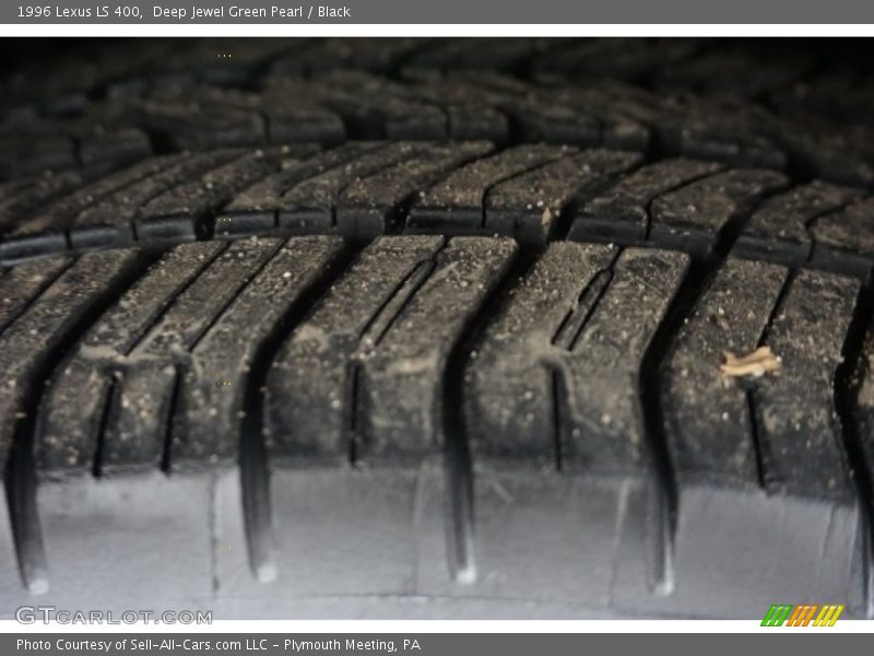 Deep Jewel Green Pearl / Black 1996 Lexus LS 400