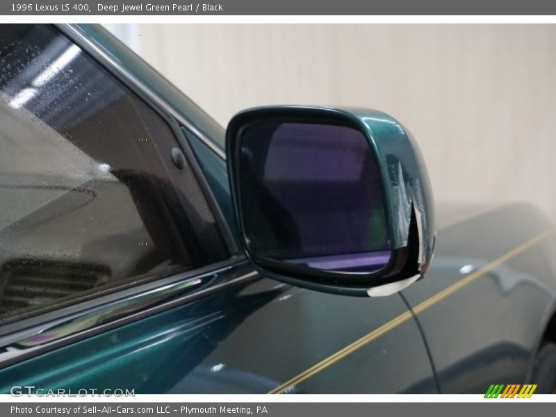 Deep Jewel Green Pearl / Black 1996 Lexus LS 400
