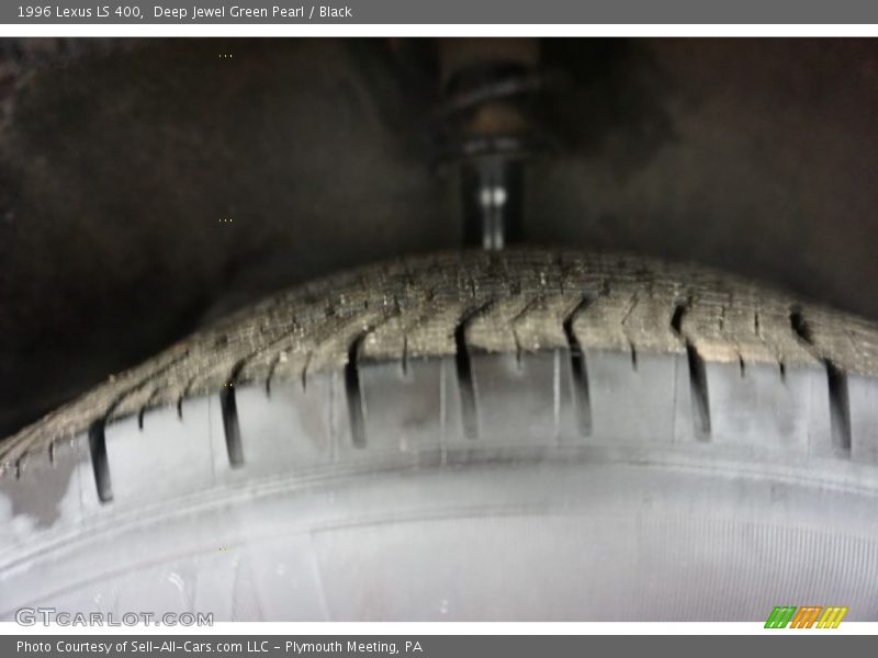 Deep Jewel Green Pearl / Black 1996 Lexus LS 400
