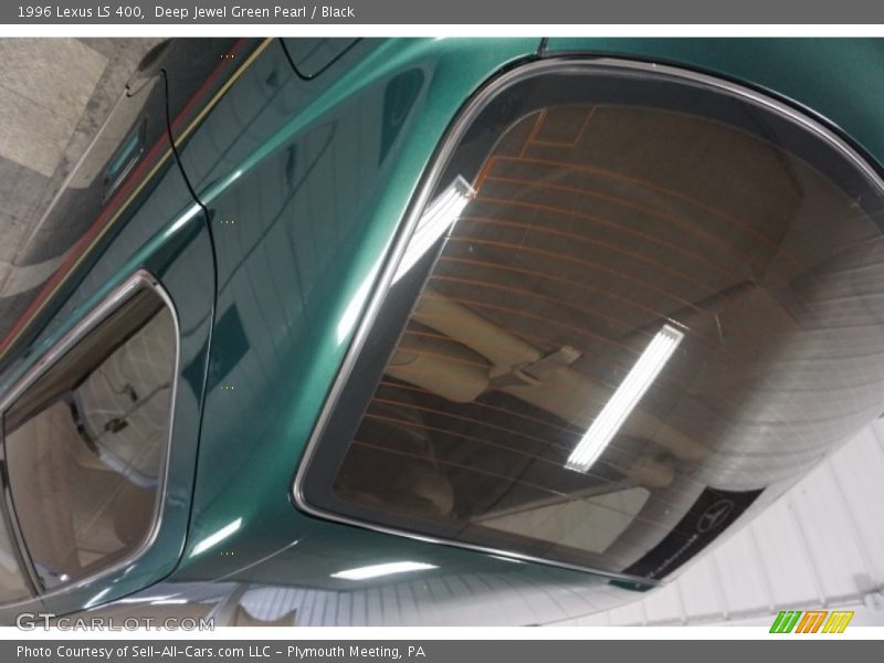 Deep Jewel Green Pearl / Black 1996 Lexus LS 400