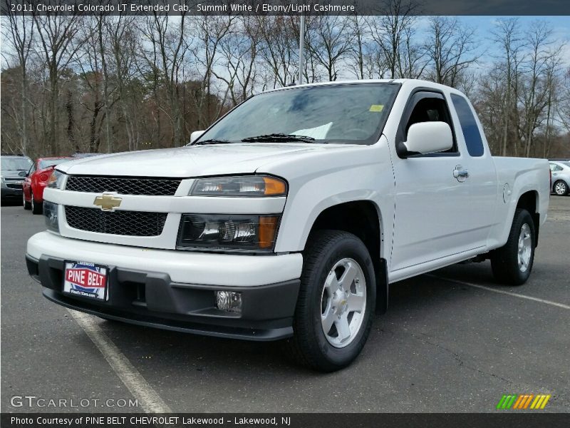 Summit White / Ebony/Light Cashmere 2011 Chevrolet Colorado LT Extended Cab