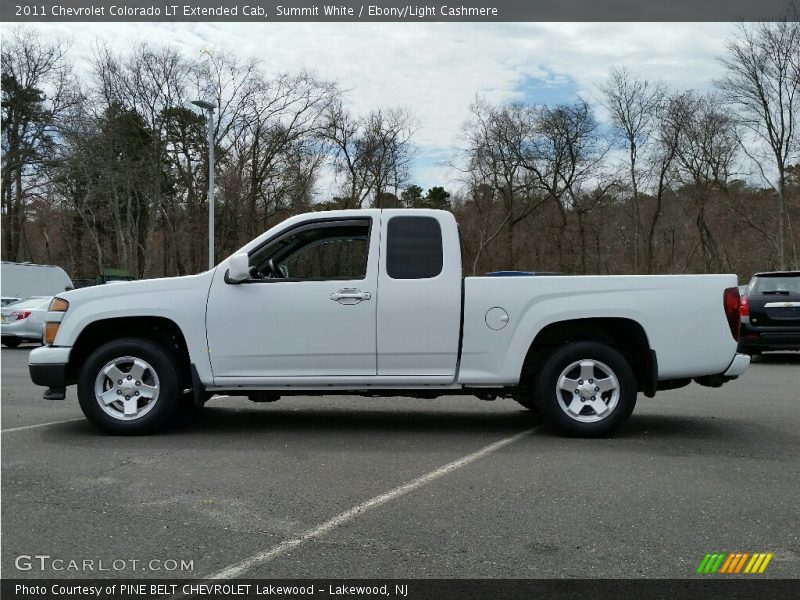 Summit White / Ebony/Light Cashmere 2011 Chevrolet Colorado LT Extended Cab