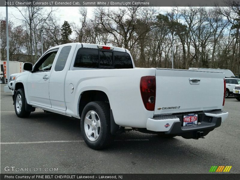 Summit White / Ebony/Light Cashmere 2011 Chevrolet Colorado LT Extended Cab