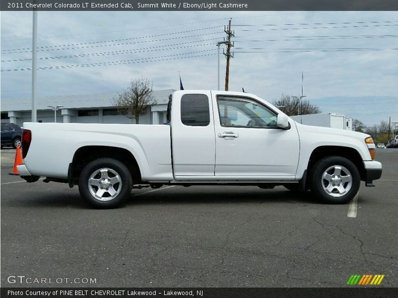 Summit White / Ebony/Light Cashmere 2011 Chevrolet Colorado LT Extended Cab