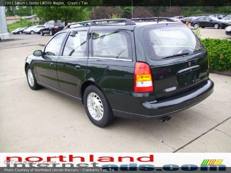 Green / Tan 2001 Saturn L Series LW300 Wagon