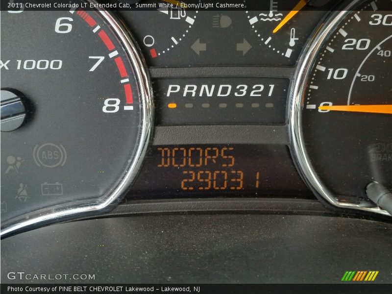 Summit White / Ebony/Light Cashmere 2011 Chevrolet Colorado LT Extended Cab