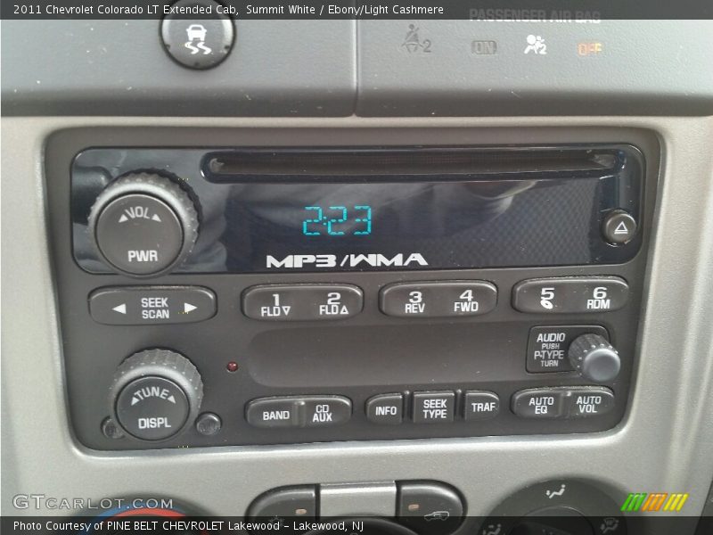 Summit White / Ebony/Light Cashmere 2011 Chevrolet Colorado LT Extended Cab