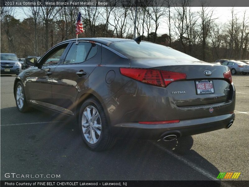 Metal Bronze Pearl Metallic / Beige 2013 Kia Optima EX