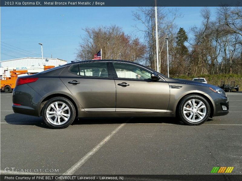 Metal Bronze Pearl Metallic / Beige 2013 Kia Optima EX