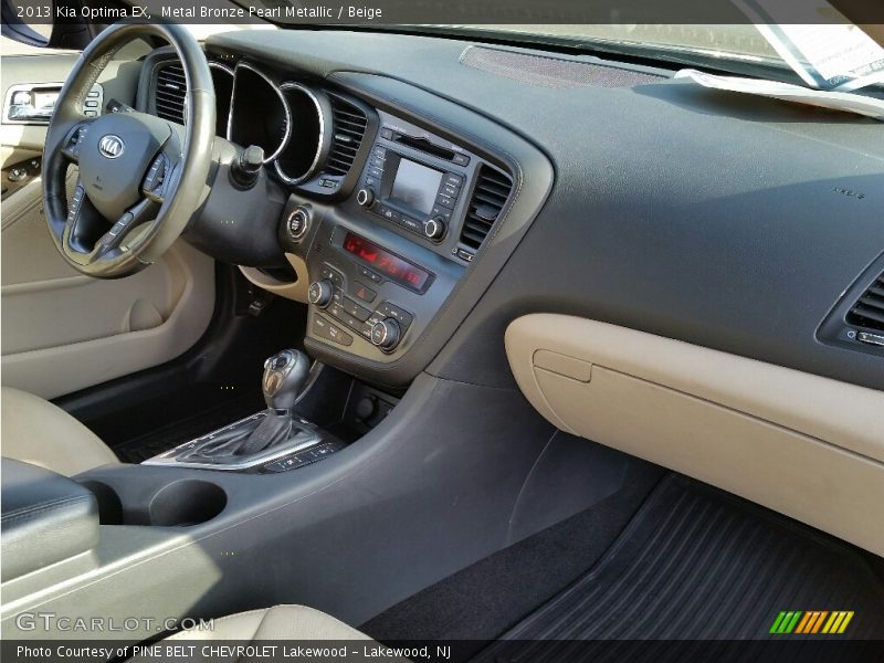 Metal Bronze Pearl Metallic / Beige 2013 Kia Optima EX
