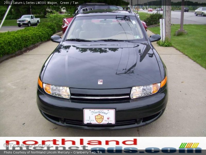 Green / Tan 2001 Saturn L Series LW300 Wagon