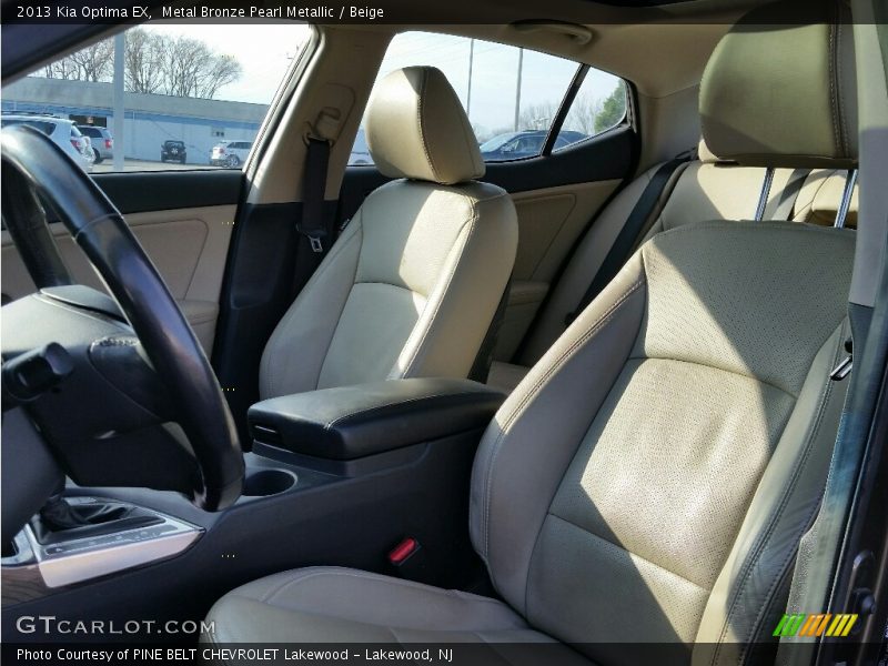 Metal Bronze Pearl Metallic / Beige 2013 Kia Optima EX