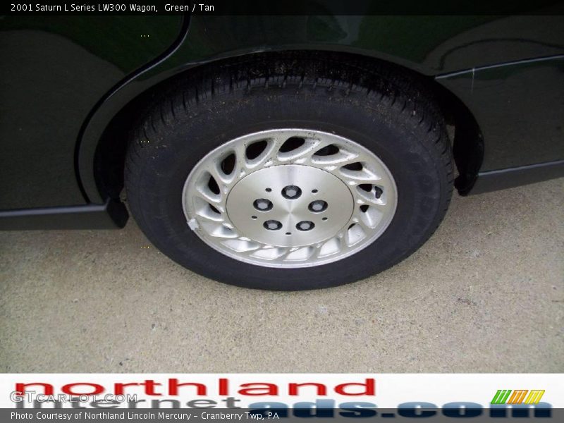 Green / Tan 2001 Saturn L Series LW300 Wagon