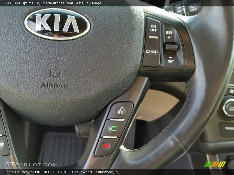 Metal Bronze Pearl Metallic / Beige 2013 Kia Optima EX